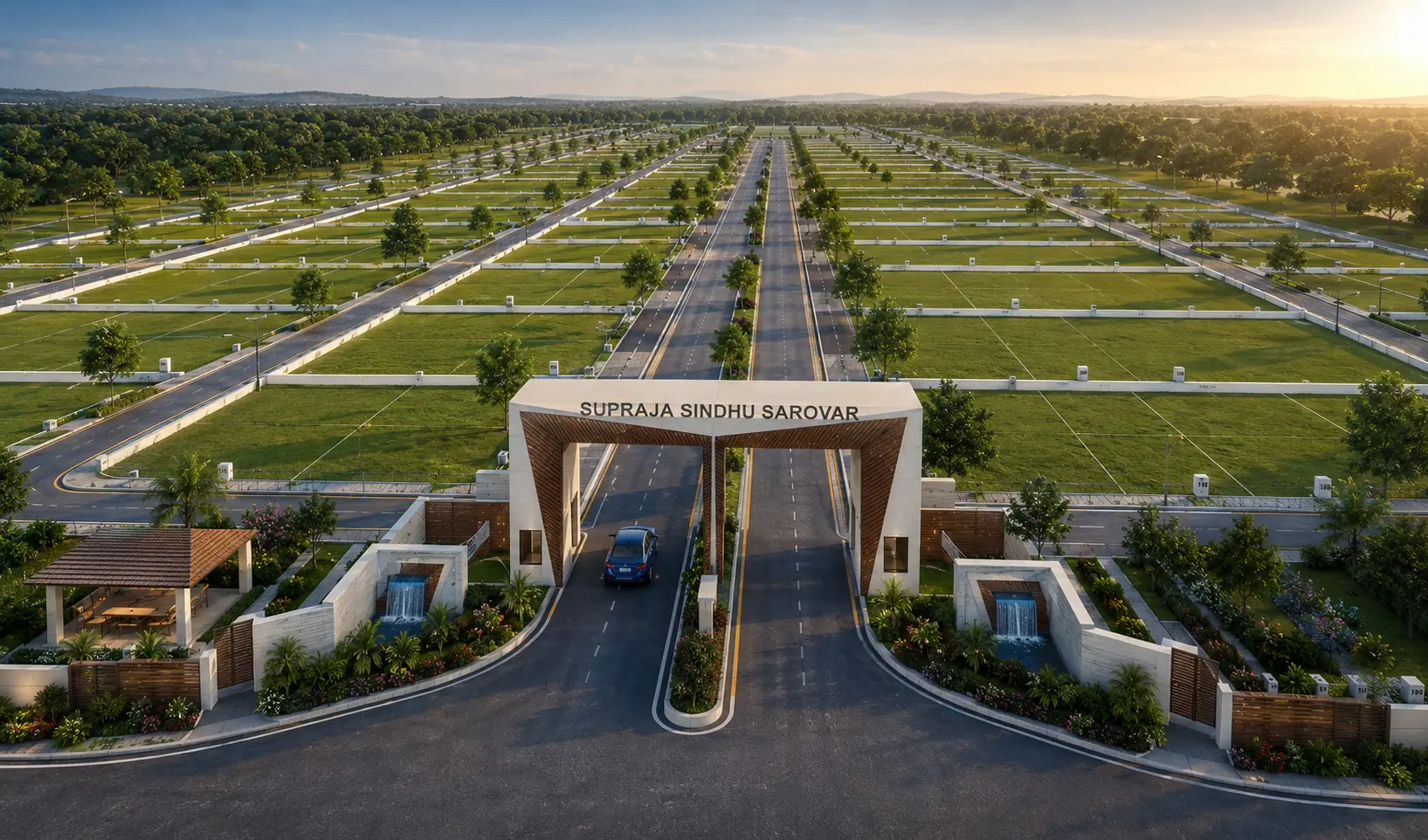 Sindhu Sarovar DTCP and RERA approved open plots at Mominpet