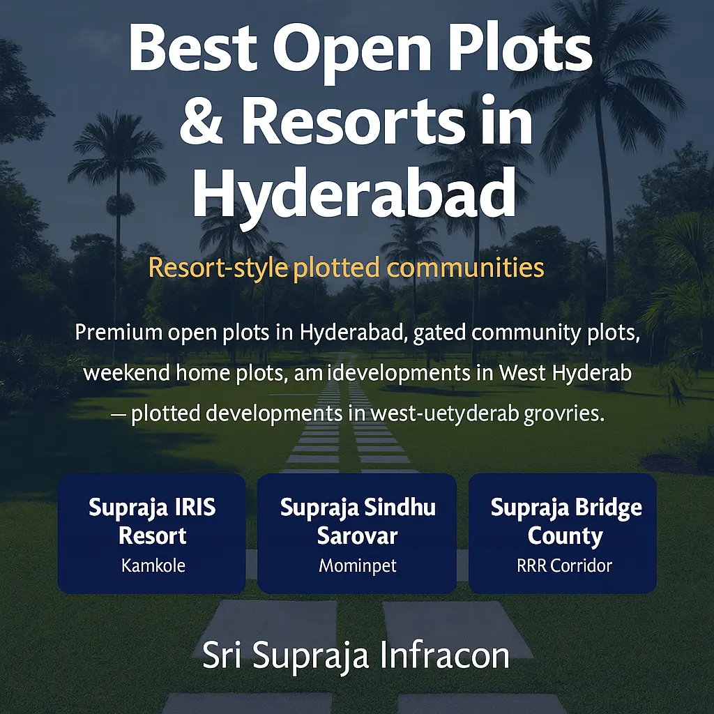 Best Open Plots &amp; Resorts in Hyderabad
