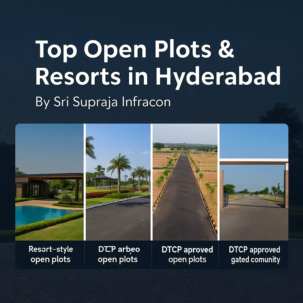 Top Open Plots &amp; Resorts in Hyderabad