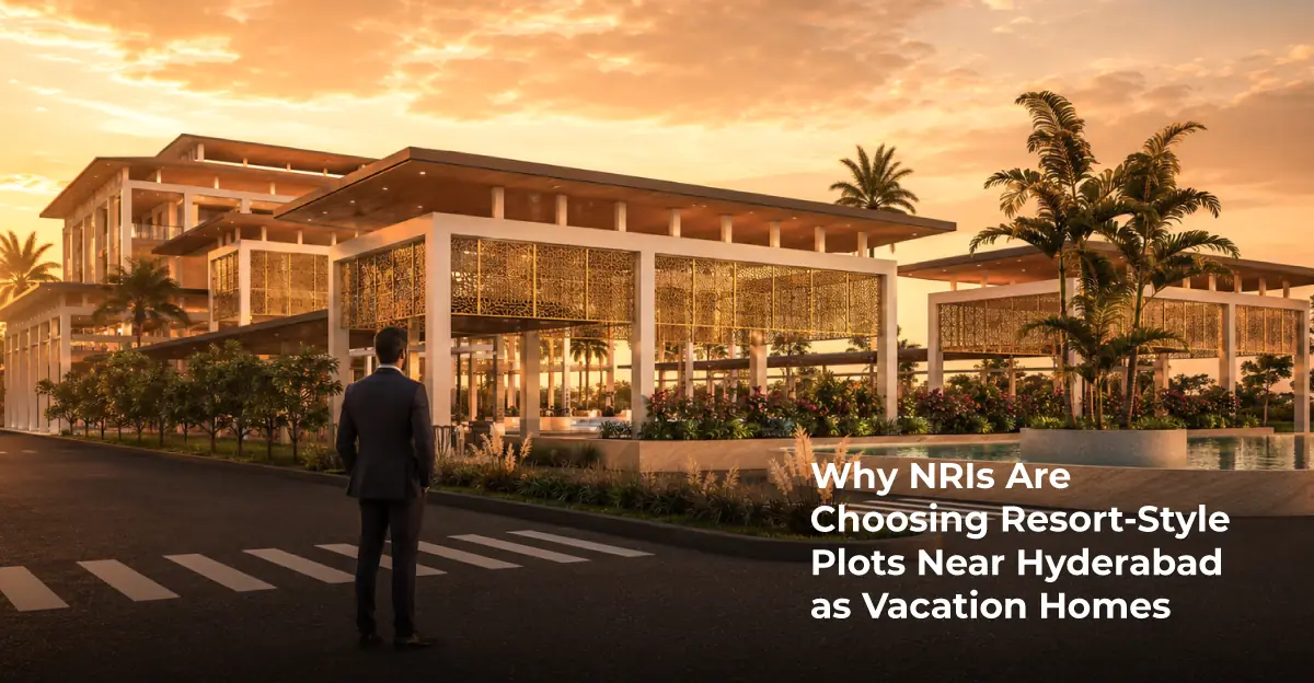 Why NRIs Are Choosing Resort-Style Plots Near Hyderabad as Vacation Homes
