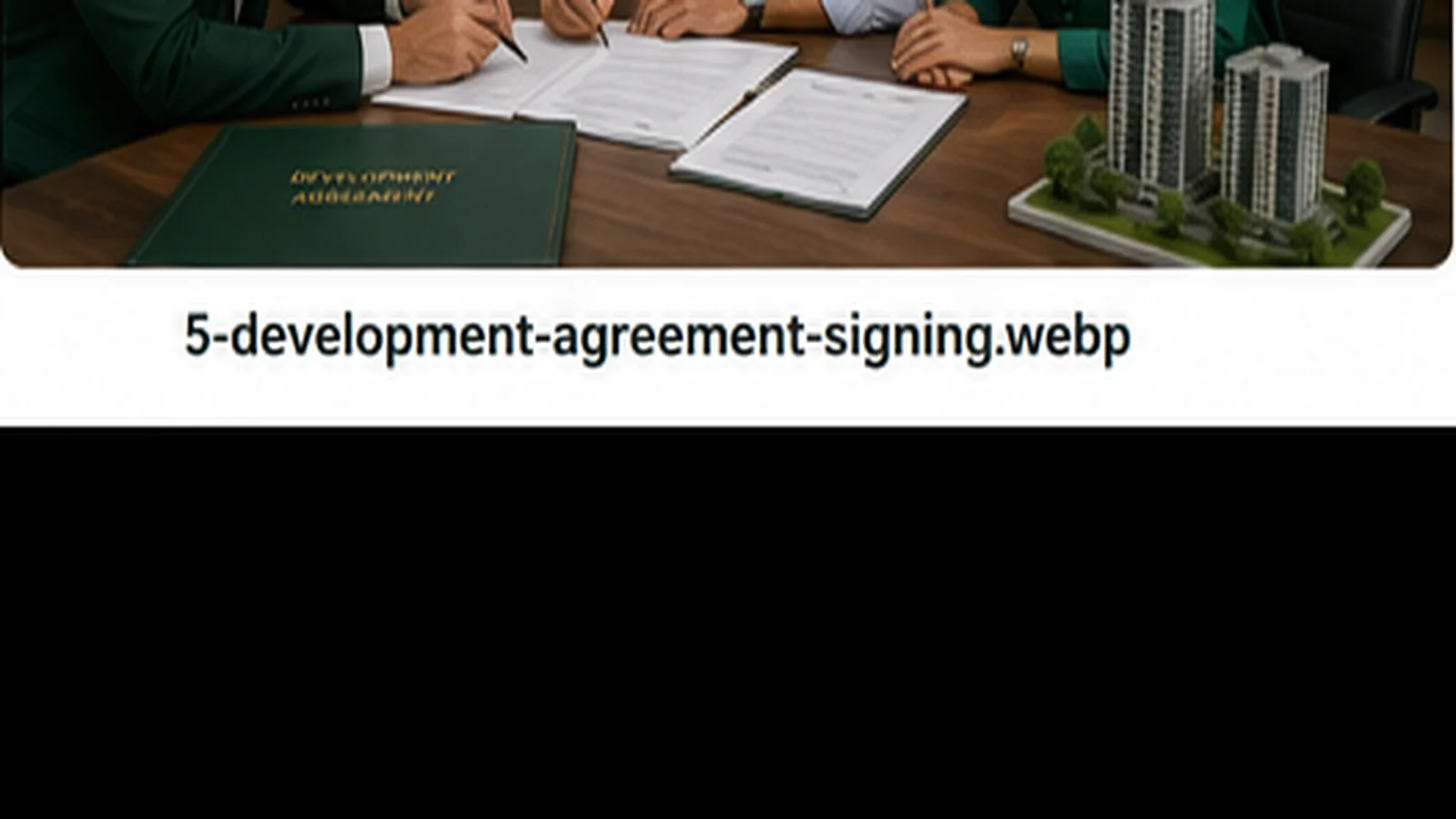 What Is a Development Agreement in Real Estate related property record comparison