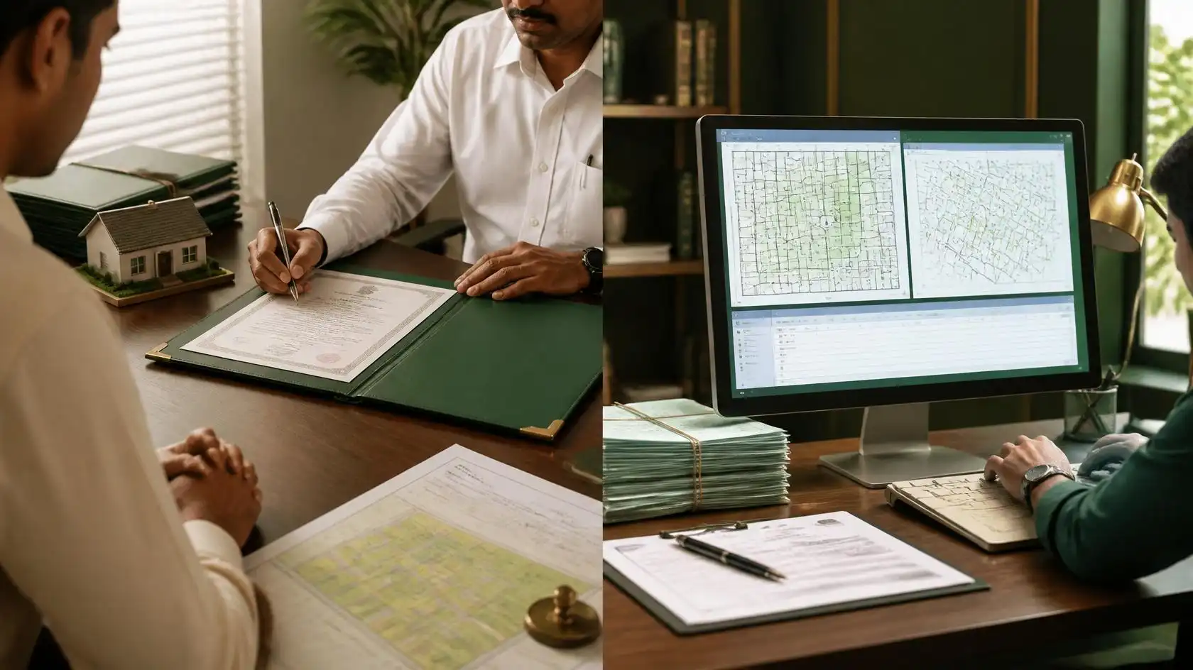 Mutation versus property registration explained with property records and registered deed