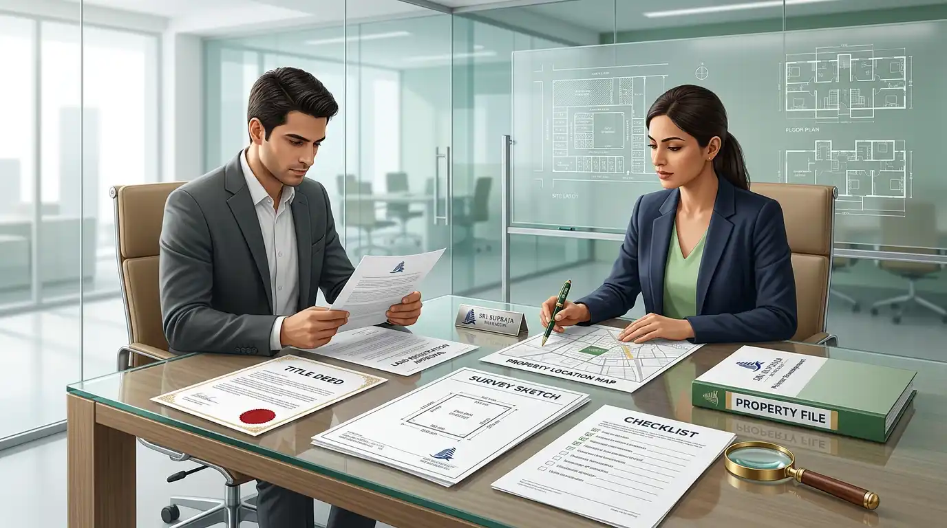Legal document verification before buying a residential plot