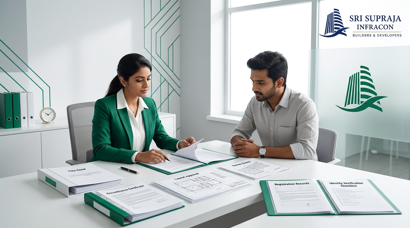 Legal document verification before purchasing a residential plot