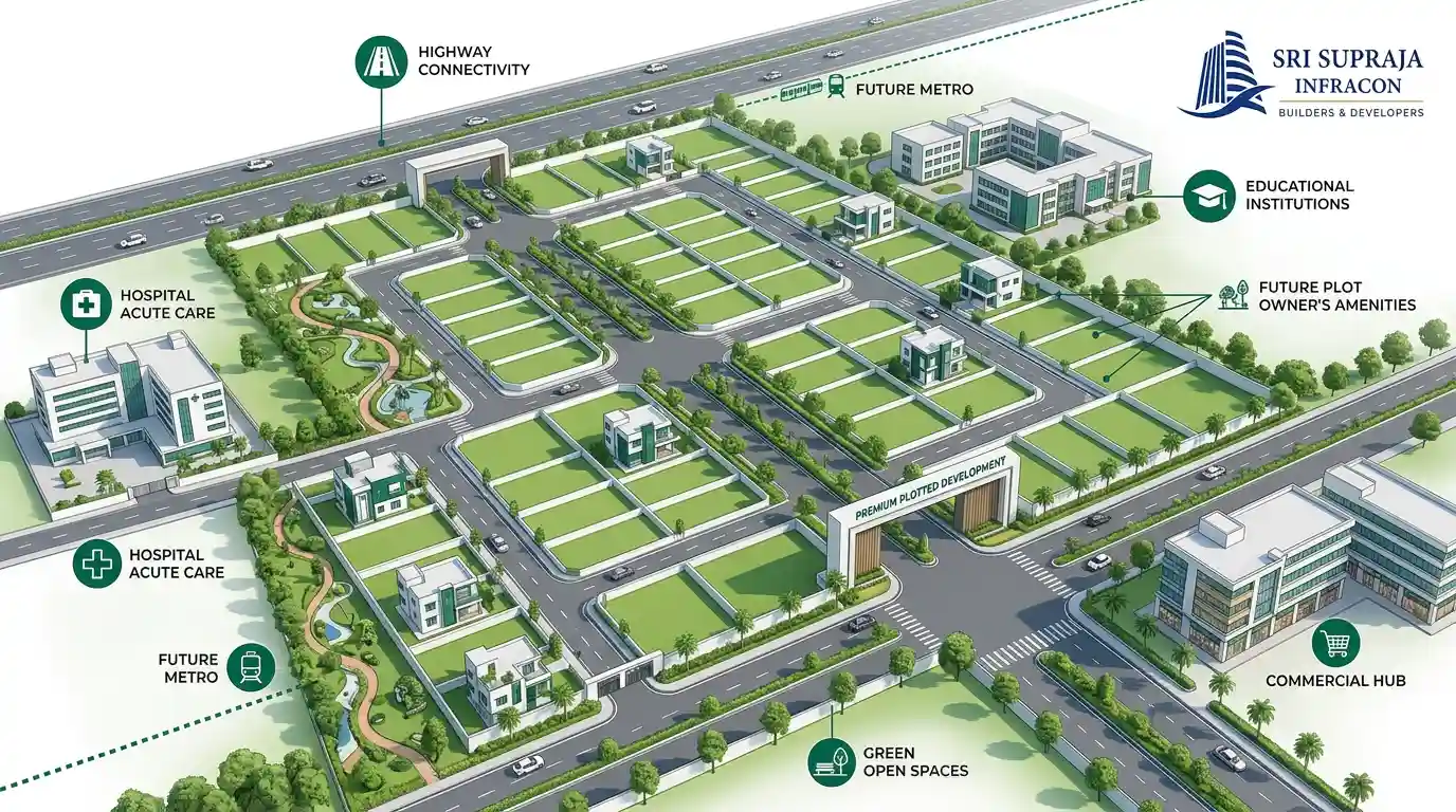 Location checklist before buying a residential plot