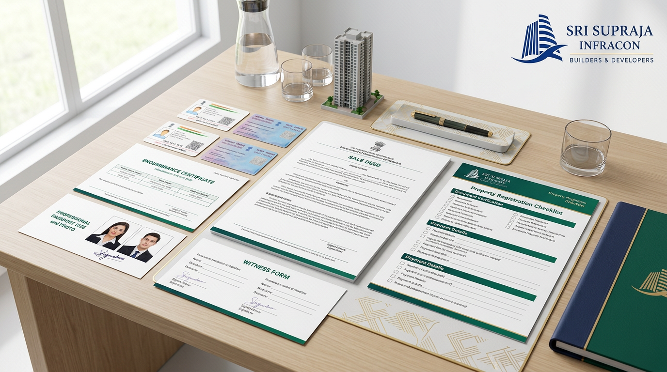 Property registration documents checklist for plot buyers in Telangana