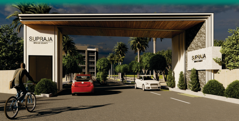 Supraja Bridge County - highway-facing DTCP plots near Regional Ring Road Hyderabad